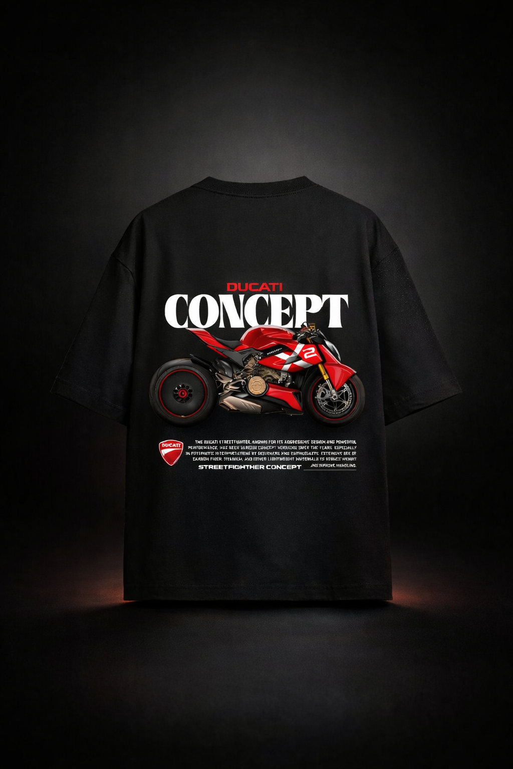 Ducati Concept Streetfighter Graphic Oversized T-Shirt