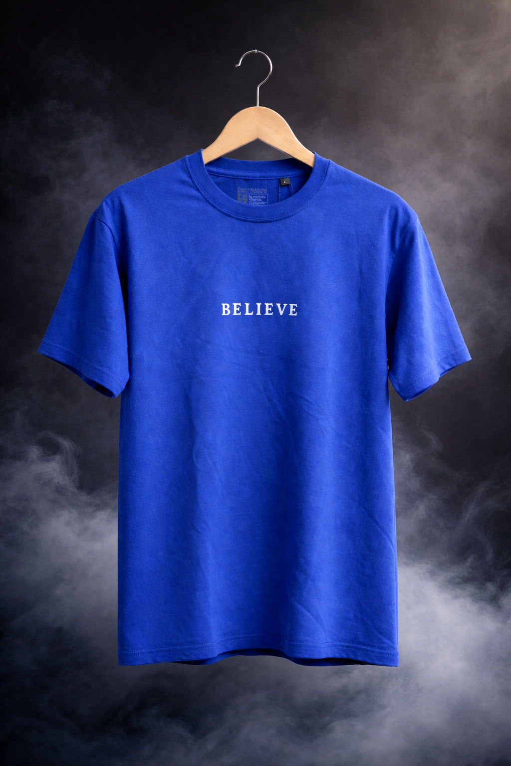 Royal Blue “Mentality” Graphic Oversized T-Shirt – Premium Streetwear