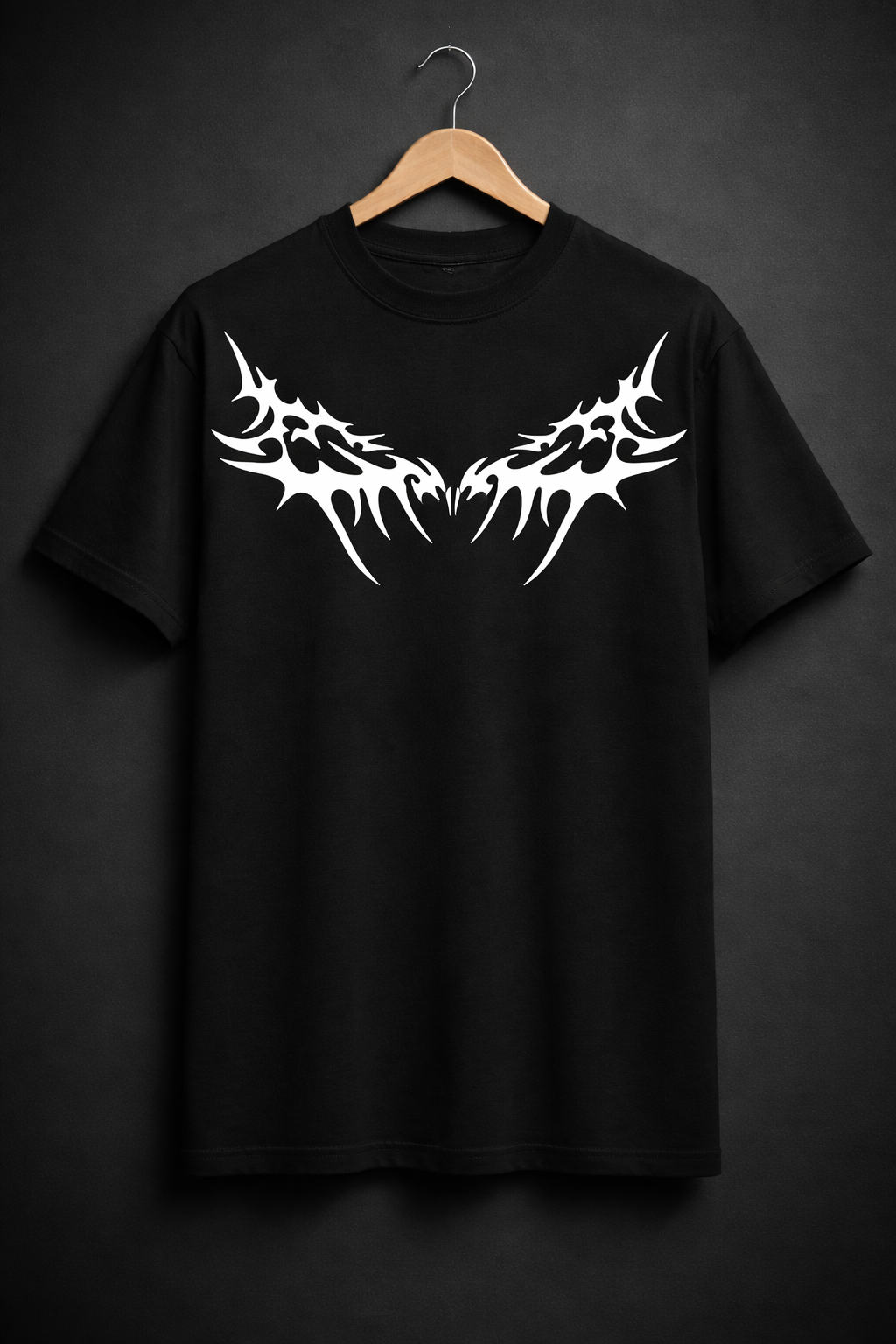 Tribal Flame Graphic Streetwear T-Shirt