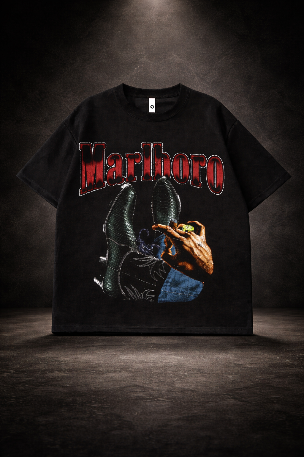 OUTLAW ROUGE: Vintage Western Oversized Tee