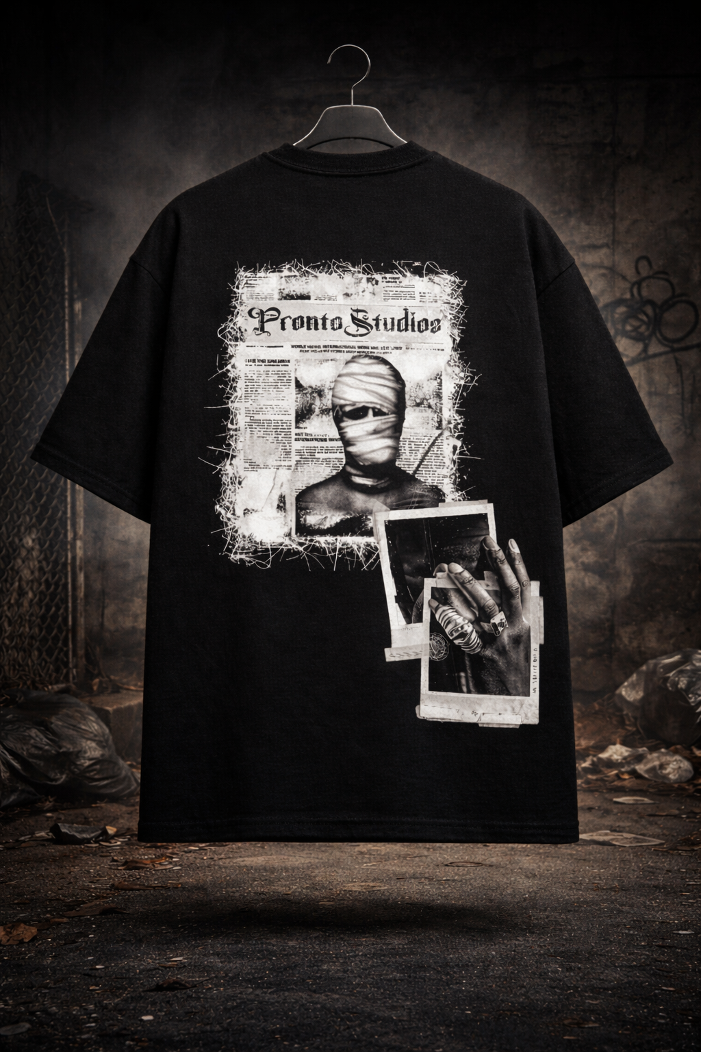 Pronto Studios Graphic Oversized T-Shirt – Urban Streetwear Edition